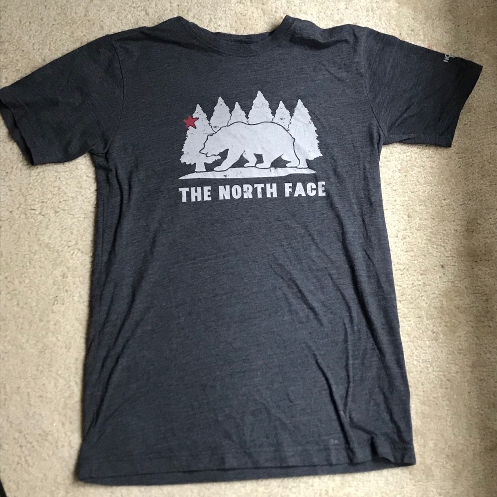 THE NORTH FACE T SHIRT GRAY